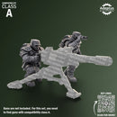 Heavy Weapons Team. Sunscorch Regiment. Imperial Guard. Compatibility class A.