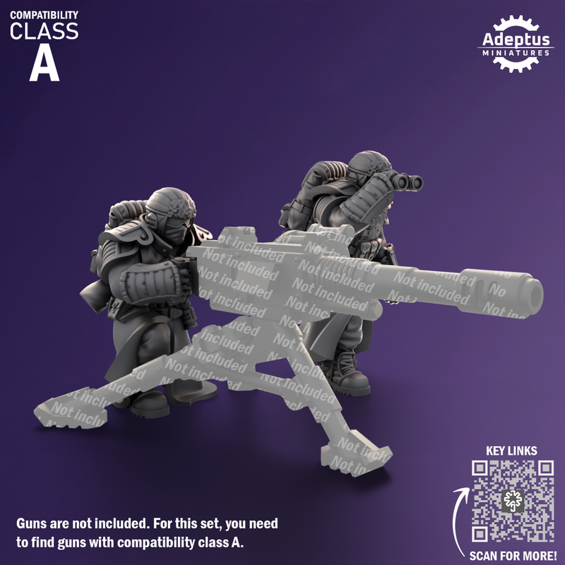 Heavy Weapons Team. Iceward Division. Imperial Guard. Compatibility class A. - Only-Games