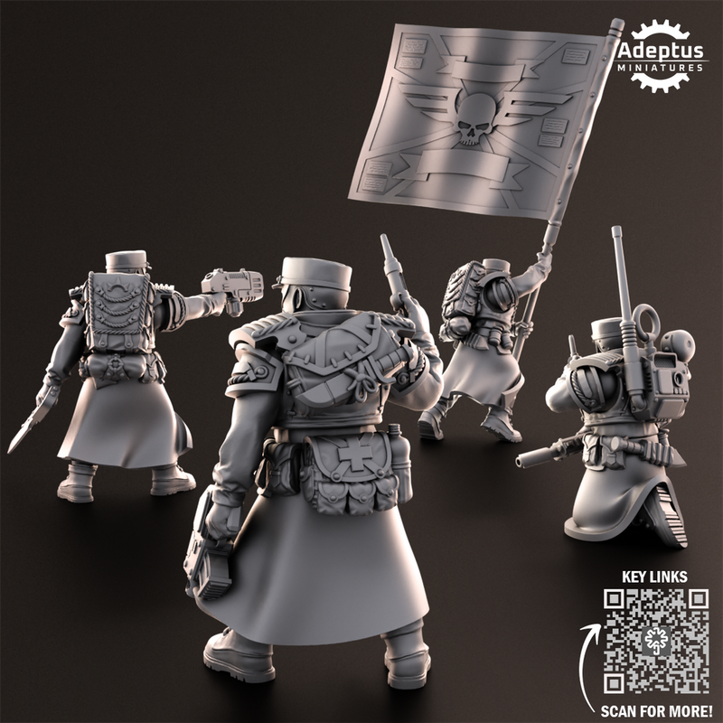 Command squad. Nightcloak Regiment. Imperial Guard - Only-Games