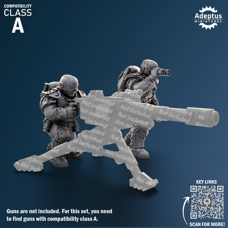 Heavy Weapons Team. Greyplate Troops. Imperial Guard. Compatibility class A. - Only-Games