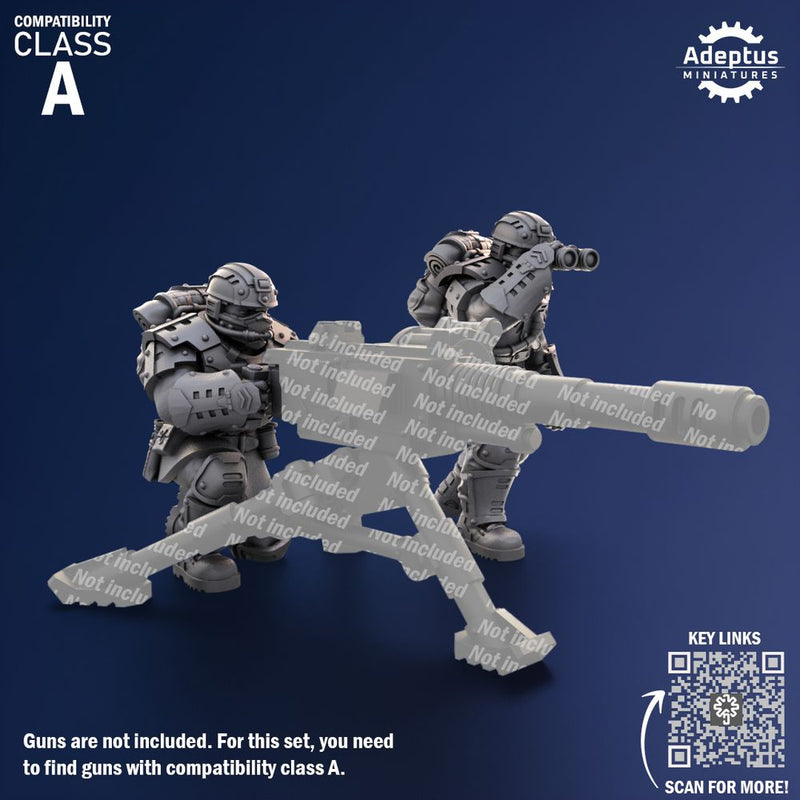 Heavy Weapons Team. Steelstorm Regiment. Imperial Guard. Compatibility class A. - Only-Games