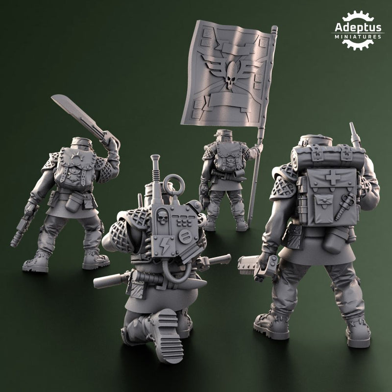 Command squad. Sunscorch Regiment. Imperial Guard - Only-Games