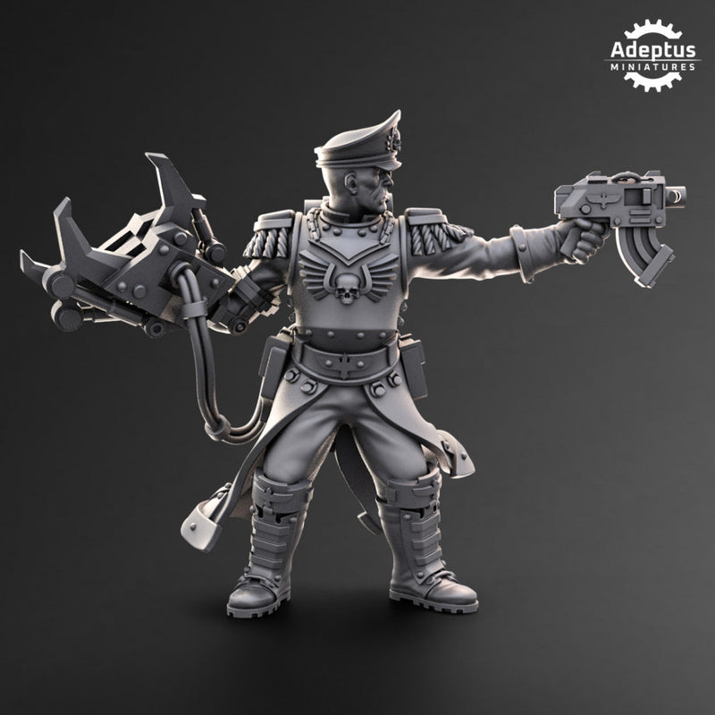 Commissar with a mechanical arm – Imperial Guard - Only-Games