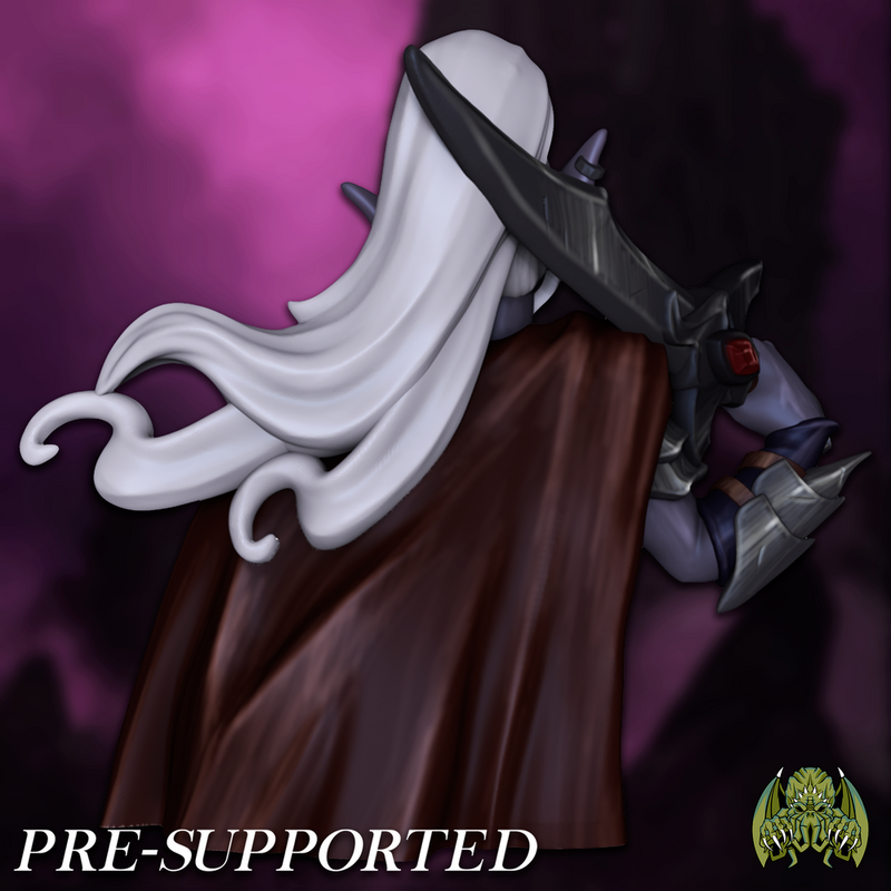 [BUST] Drizara The Dark Elf Warrior [PRE-SUPPORTED] Female Fighter Paladin - Only-Games