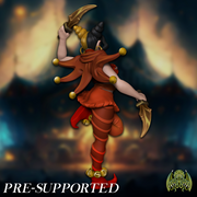 [NSFW] Trixie, The Knife Thrower [PRE-SUPPORTED]  32mm Female Ninja Clown Circus - Only-Games