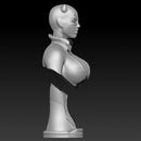 3D model Bust STL-OBJ - Catwoman from Batman (DC Comics) 3D Model Fanart version CG Pyro