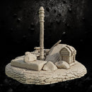 Halfling Barricade 2 - Fantasy Terrain STL, DnD & Wargaming Scenery