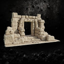 Stone Ruins Entrance 2 - Ancient Doorway STL for DnD & Wargaming