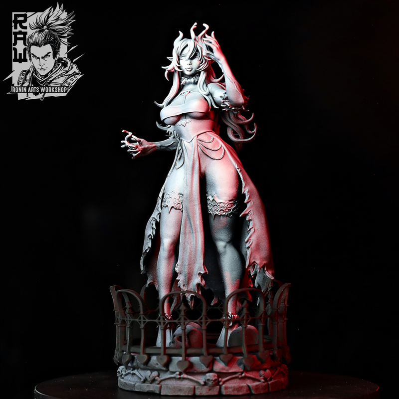 Mina The Bloodmage - 75mm and 120mm Pin Up - STL only - Only-Games