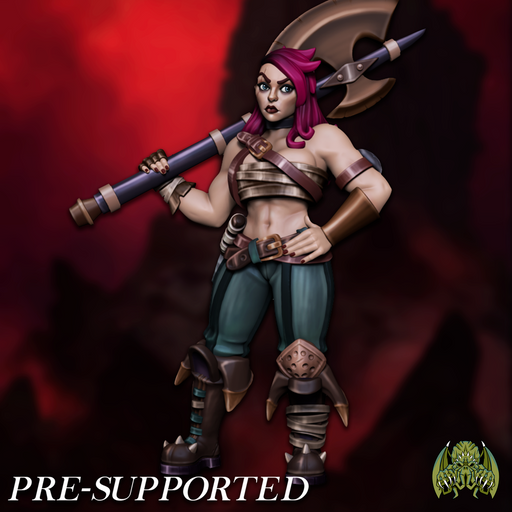 Moxi The Barbarian[PRE-SUPPORTED]  Female Fighter Bandit - Only-Games