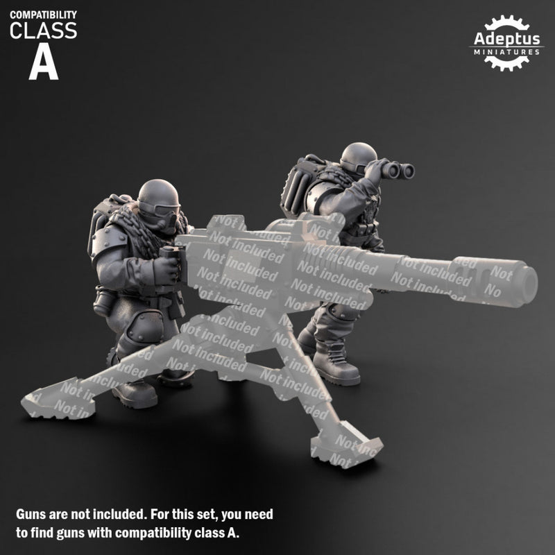 Heavy Weapons Team. Spectre Regiment. Imperial Guard. Compatibility class A. - Only-Games