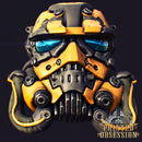 Cyberpunked Stromtrooper helm - storm trooper competition