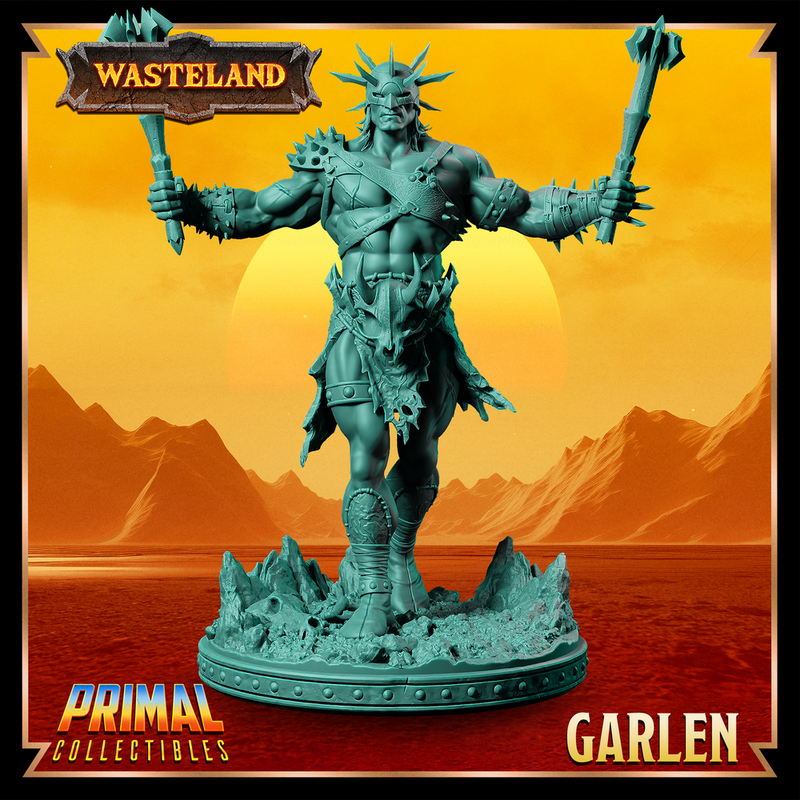4 miniatures - 32mm - Barbarians Bundle - Wasteland - Only-Games