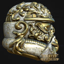 Rococo Scroll Trooper Helm
