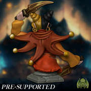 [BUST] Trixie, The Knife Thrower [PRE-SUPPORTED] 32mm Female Ninja Clown Circus - Only-Games