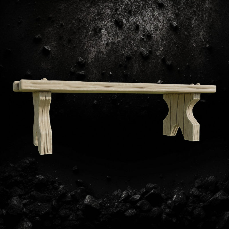 Bench 5 - Tabletop Terrain Prop STL, DnD & Wargaming Scenery - Only-Games
