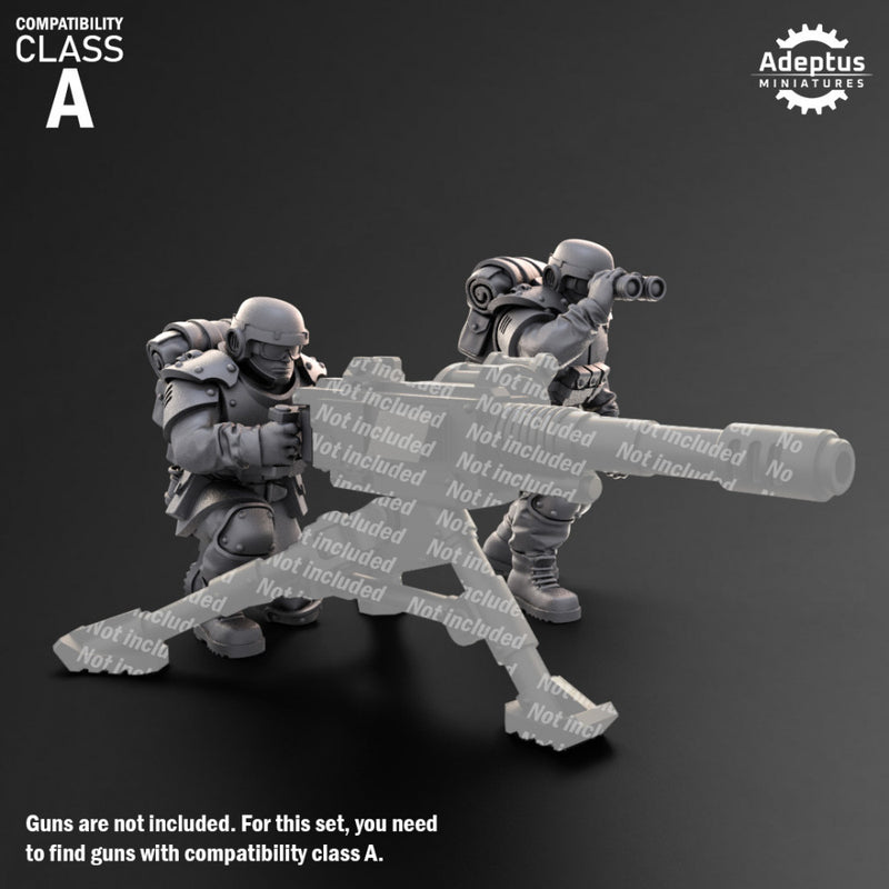 Heavy Weapons Team. Ultima Troops. Imperial Guard. Compatibility class A. - Only-Games