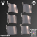 Banners - Design Option 1. Imperial Guard. Compatibility Class B.