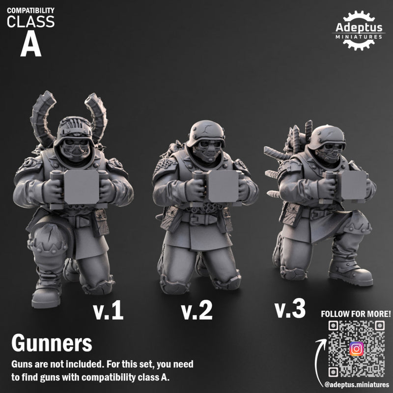 Heavy Weapons Team. Varrox regiment. Renegades and Heretics. Compatibility class A. - Only-Games