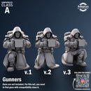 Heavy Weapons Team. Janissaries Regiment. Imperial Guard. Compatibility class A.