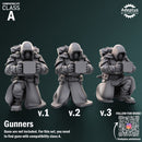 Heavy Weapons Team. Frostguard Regiment. Imperial Guard. Compatibility class A.