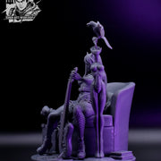 Joan The Muse (NSFW) - 75mm and 120mm Pin-Up - STL only - Only-Games