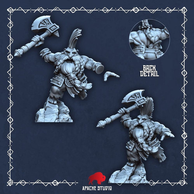 Forgeborn Clan II: Renowned Beast Slayer (dwarf unit) - Only-Games