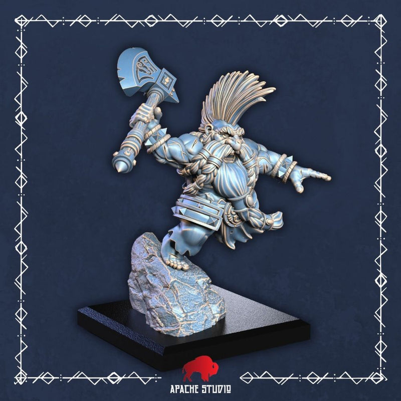 Forgeborn Clan II: Renowned Beast Slayer (dwarf unit) - Only-Games