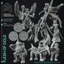 Flesh of Gold - 11 model Pack - PRESUPPROTED - 32mm scale