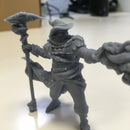 Human Male Wizard (32mm scale miniature)