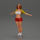 Auburn haired woman twirls with arms outstretched embracing pure freedom - Only-Games