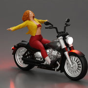 Boldly Riding Through the Air with a Powerful Motorbike Stance - Only-Games