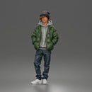 Teen in Winter Clothes