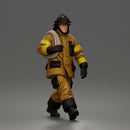Firefighter walking