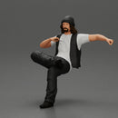 Man in a black beanie sitting and smoking a cigar - Only-Games