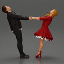 Couple leaning back holding hands enjoying a playful dance moment - Only-Games