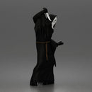 Hooded Masked Figure Holding Knife With Rope Belt Robe Style