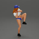 Preparing for a Baseball Play with a Quick Leg Lift - Only-Games