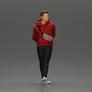 man strolling with a relaxed posture in casual wear - Only-Games