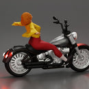 Boldly Riding Through the Air with a Powerful Motorbike Stance - Only-Games