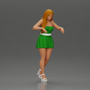 Elegant woman standing on a balcony, gazing into the distance - Only-Games