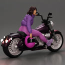 girl rides with purpose power and grace holding her helmet with steady pride - Only-Games