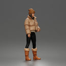 Young Woman in Winter Fashion