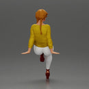 Fashionable woman posing gracefully in stylish outfit with striking colors - Only-Games