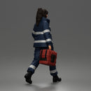 Determined Emergency Medical Rescue Worker