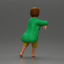 Calm woman sits midair with grace arms folded legs crossed in peace - Only-Games