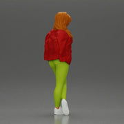 woman standing stylishly hands in pockets striking pose - Only-Games