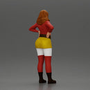 Confident female character standing with hands on her waist - Only-Games