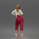 Woman Posing Casual Streetwear Outfit Cropped Sweatshirt Drop Crotch Jogger Pants Chunky Sneakers