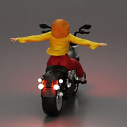 Boldly Riding Through the Air with a Powerful Motorbike Stance - Only-Games
